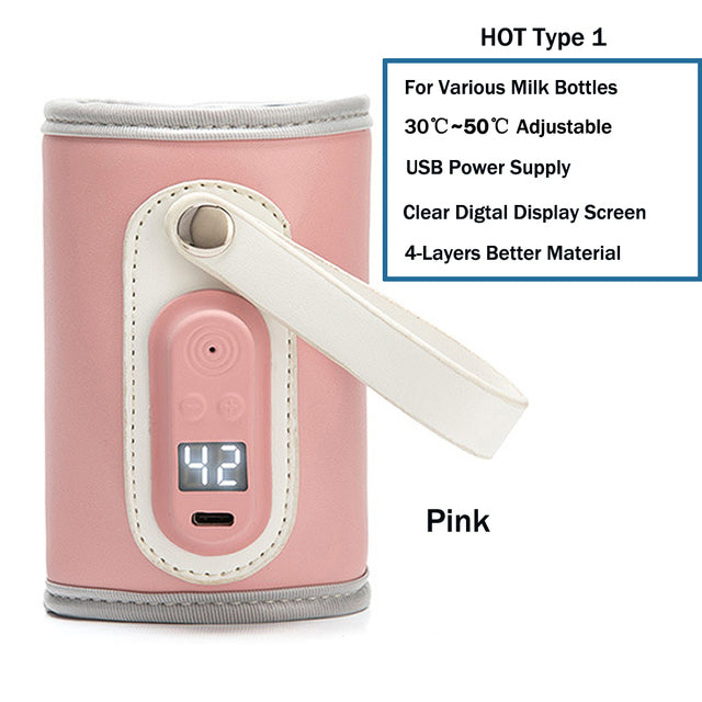 pink Bottle Warmer For Breast Milk