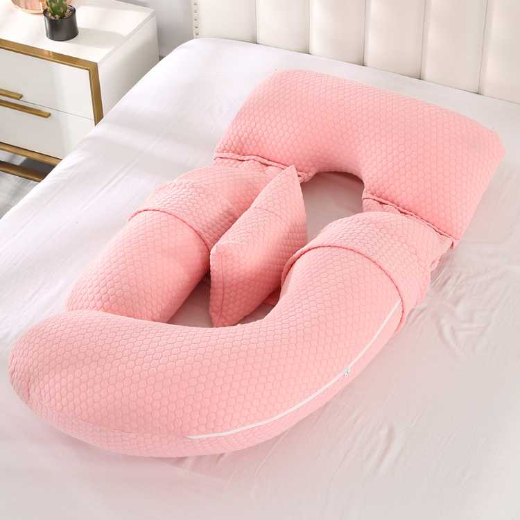 pink Original U & F-Shape Pregnancy Pillow