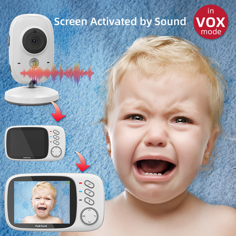 3.2-inch Best Baby Wirelesss Video Monitor