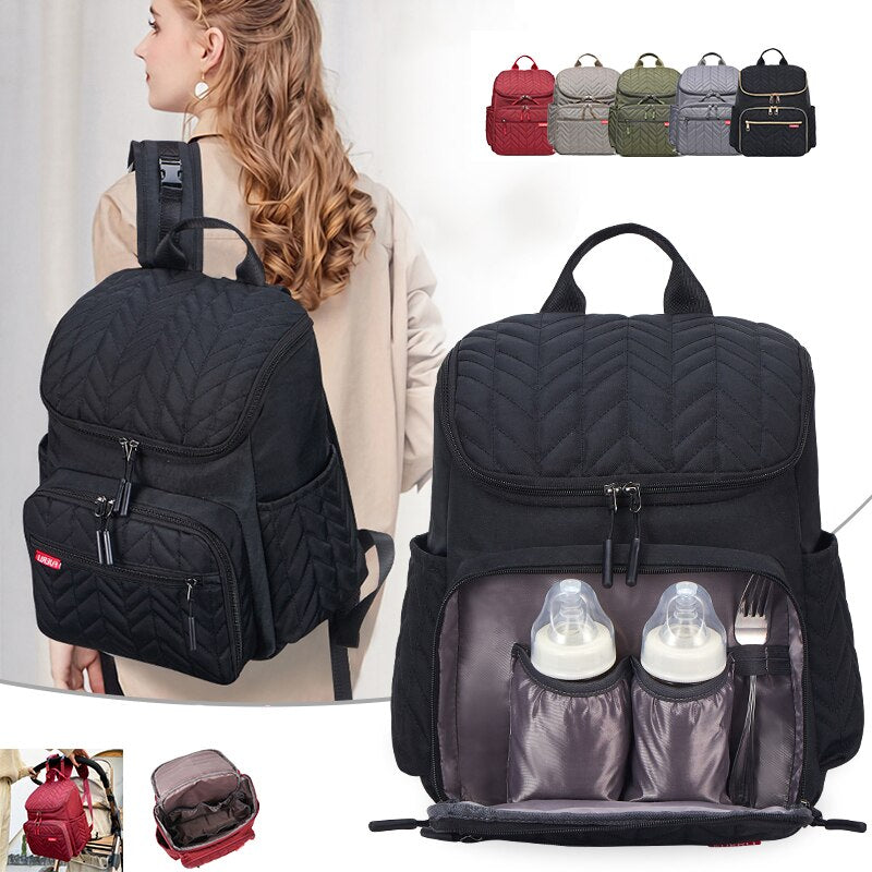 Stylish Baby Diaper & Essentials Backpack