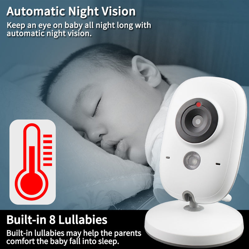 Automatic Night Vision of Best Baby Wirelesss Video Monitor